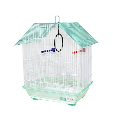 Vogelkäfig for kleine Vögel, langlebig, geräumig, leicht zugängliche Tür, inklusive Sitzstangen, ausziehbarer Futterspender, ideal for Papageien, Kanarienvögel, Finken, stabiler Rahmen, kompakte Größe Vogelkäfig for kleine Vögel, langlebig, geräumig, leicht zugängliche Tür, inklusive Sitzstangen, ausziehbarer Futterspender, ideal for Papageien, Kanarienvögel, Finken, stabiler Rahmen, kompakte Größe von WG_FJEWLFV