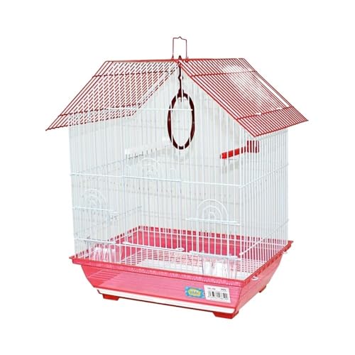 Vogelkäfig for kleine Vögel, langlebig, geräumig, leicht zugängliche Tür, inklusive Sitzstangen, ausziehbarer Futterspender, ideal for Papageien, Kanarienvögel, Finken, stabiler Rahmen, kompakte Größe Vogelkäfig for kleine Vögel, langlebig, geräumig, leicht zugängliche Tür, inklusive Sitzstangen, ausziehbarer Futterspender, ideal for Papageien, Kanarienvögel, Finken, stabiler Rahmen, kompakte Größe von WG_FJEWLFV