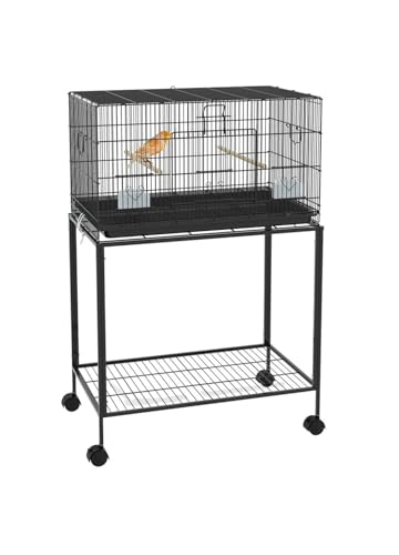 Bird Cage for Small Birds Durable Spacious Aviary Easy Access Door Includes Perches Slide-Out Feeder Ideal for Parrots Canaries Finches Sturdy Frame Compact Size Decorative and Functional von WG_FJEWLFV
