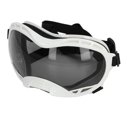Hunde Sonnenbrille, Winddichte Gläser für Große Hunde mit Weichem und Komfortables PC -Material, Einstellbarem Riemen, Idealer Augenschutz und Modezubehör. Großartig für Ihr von WGFOIP