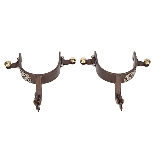 WGFOIP Cowboy-Sporen, Vintage, Tragbar, Kohlenstoffarmer Stahl, Exquisite Multifunktionale Bronze-Sporen mit Drehgetriebe für WGFOIP Cowboy-Sporen, Vintage, Tragbar, Kohlenstoffarmer Stahl, Exquisite Multifunktionale Bronze-Sporen mit Drehgetriebe für von WGFOIP