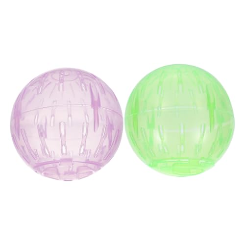 WHAMVOX 2 Stück Hamster Laufball Spielzeugball Für Hamster Chinchilla Übungsbälle Hamsterspielzeug Rennmäuse Form Meerschweinchen Übungsbälle WHAMVOX 2 Stück Hamster Laufball Spielzeugball Für Hamster Chinchilla Übungsbälle Hamsterspielzeug Rennmäuse Form Meerschweinchen Übungsbälle von WHAMVOX
