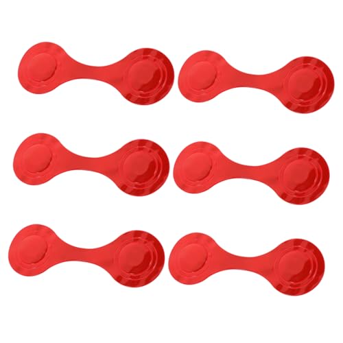 WHAMVOX 6stücke Reflektierende Warnclips Für Schulranzen Tragbare Reflektor-Clips Für Erhöhte Bei Nacht Geeignet Für Kleidung Hunde-geschirre Und Mehr Leuchtend von WHAMVOX