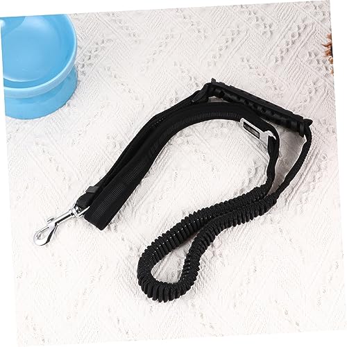 WHAMVOX Multi-funktionale Zugleine Für Haustiere Elastisches Sicheres Trainingsband Für Hunde Für Outdoor-aktivitäten Und Fitness Schwarz Vielseitig Einsetzbar von WHAMVOX