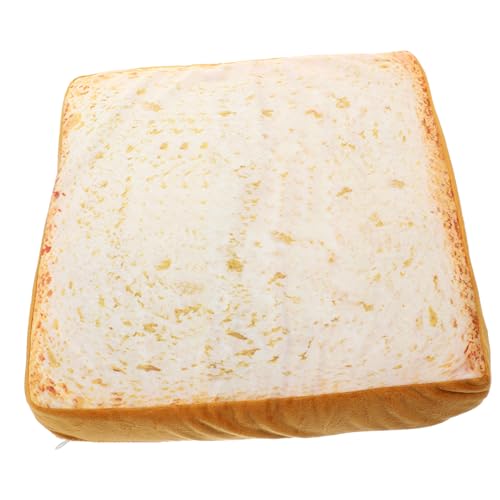 WHAMVOX Toastförmiges Katzenkissen Waschbares Haustier Sofa Wärmendes Weiches Brotscheiben Design Schlafkissen für Kleine Hunde und Katzen Dekoratives Gemütliches Ruhepolster von WHAMVOX