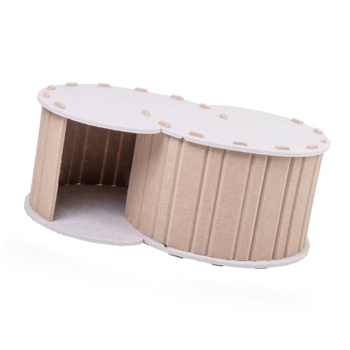 WHFCBJBW Bunnies Tunnel für den Innenbereich, Katzen-Versteck, Kätzchen, Spielröhre, Haustier-Tunnel, gefilztes Katzenbett für einfache Lagerung, Grau WHFCBJBW Bunnies Tunnel für den Innenbereich, Katzen-Versteck, Kätzchen, Spielröhre, Haustier-Tunnel, gefilztes Katzenbett für einfache Lagerung, Grau von WHFCBJBW