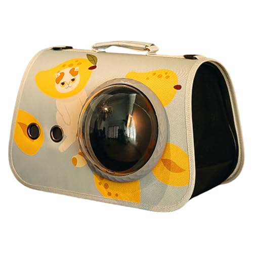 WHFCBJBW Durchlässige Katzentragetasche, transparent, Katzenkäfig, tragbare Haustiertasche, klare Katzen für bequeme Haustierreisen und Belüftung WHFCBJBW Durchlässige Katzentragetasche, transparent, Katzenkäfig, tragbare Haustiertasche, klare Katzen für bequeme Haustierreisen und Belüftung von WHFCBJBW