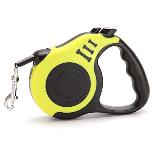 WHFCBJBW Einziehbare Hundeleine mit rutschfestem Griff, verheddert starkes Klebeband, Ein-Knopf-Verriegelung und Entriegelung für Hunde und Katzen WHFCBJBW Einziehbare Hundeleine mit rutschfestem Griff, verheddert starkes Klebeband, Ein-Knopf-Verriegelung und Entriegelung für Hunde und Katzen von WHFCBJBW
