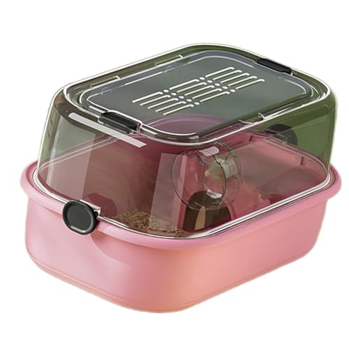 WHFCBJBW Großer Hamsterkäfig mit belüftetem Deckel, transparenter Haustierkäfig, Ruheschlaf-Villen für Chinchillas, Meerschweinchen WHFCBJBW Großer Hamsterkäfig mit belüftetem Deckel, transparenter Haustierkäfig, Ruheschlaf-Villen für Chinchillas, Meerschweinchen von WHFCBJBW