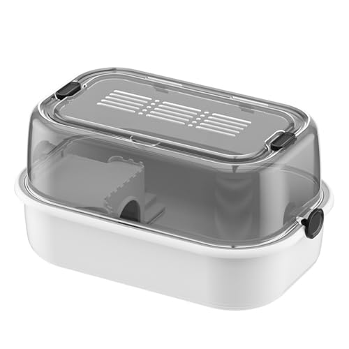 WHFCBJBW Großer Hamsterkäfig mit belüftetem Deckel, transparenter Haustierkäfig, Ruheschlaf-Villen für Chinchillas, Meerschweinchen WHFCBJBW Großer Hamsterkäfig mit belüftetem Deckel, transparenter Haustierkäfig, Ruheschlaf-Villen für Chinchillas, Meerschweinchen von WHFCBJBW