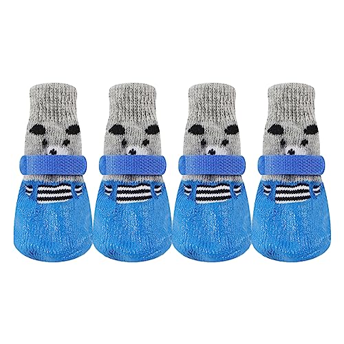WHFCBJBW Haustier-Outdoor-Schuhe, Haustier-Hundesocken, Hundeschuhe, Anti-schmutzige Haustierschuhe von WHFCBJBW