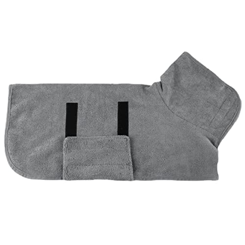 WHFCBJBW Hunde-Bademantel-Handtuch, Hunde-Badetuch für große Hunde mit Kapuze, Trocknungsbademantel, extra saugfähig, schnell trocknend WHFCBJBW Hunde-Bademantel-Handtuch, Hunde-Badetuch für große Hunde mit Kapuze, Trocknungsbademantel, extra saugfähig, schnell trocknend von WHFCBJBW