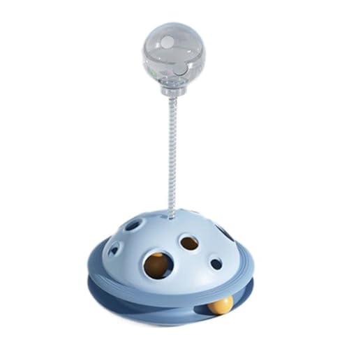 WHFCBJBW Lustiges Kätzchen-Spielzeug, multifunktional, langsamer Feeder mit Schienenbasis, Federn, Teasing-Spielzeug, Übung, Flexibilität, Empfindlichkeit WHFCBJBW Lustiges Kätzchen-Spielzeug, multifunktional, langsamer Feeder mit Schienenbasis, Federn, Teasing-Spielzeug, Übung, Flexibilität, Empfindlichkeit von WHFCBJBW