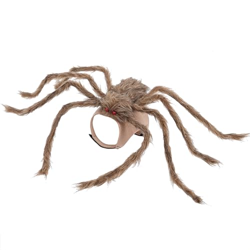 WHFCBJBW Lustiges Spinnenkostüm für Katzen und Hunde, Cosplay, Spinne, weich, bequem, Kostüm-Zubehör von WHFCBJBW