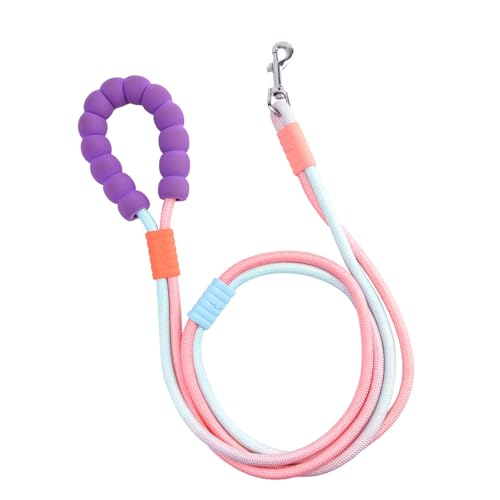 WHFCBJBW Multifunktionale Hundeleine für kleine und große Hunde, einfach zu trainieren, buntes Seil, gepolstert, 1,5 m WHFCBJBW Multifunktionale Hundeleine für kleine und große Hunde, einfach zu trainieren, buntes Seil, gepolstert, 1,5 m von WHFCBJBW