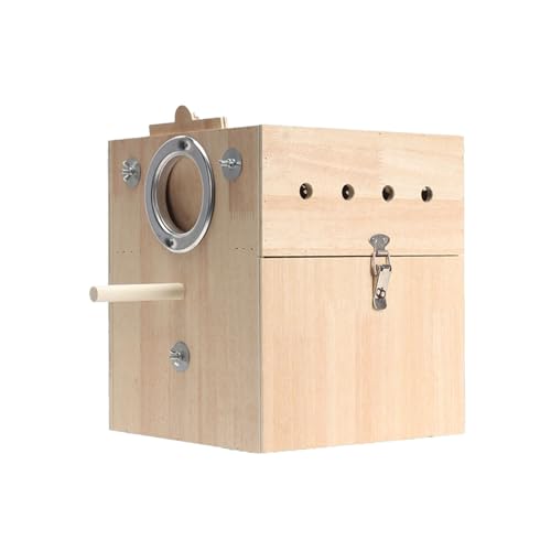 WHFCBJBW Vogelnest Käfig Holz und Unterschlupf Papageien Bruthaus für den privaten und professionellen Gebrauch WHFCBJBW Vogelnest Käfig Holz und Unterschlupf Papageien Bruthaus für den privaten und professionellen Gebrauch von WHFCBJBW