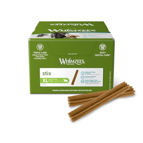 WHIMZEES Stix Hunde Leckereien, groß, 50-Piece - X-Large von WHIMZEES