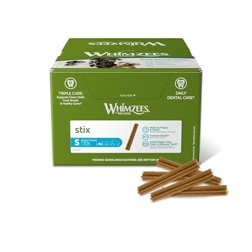 Whimzees Stix größe S / 150 St. im Display, 1er Pack (1 x 2.25 kg) von WHIMZEES