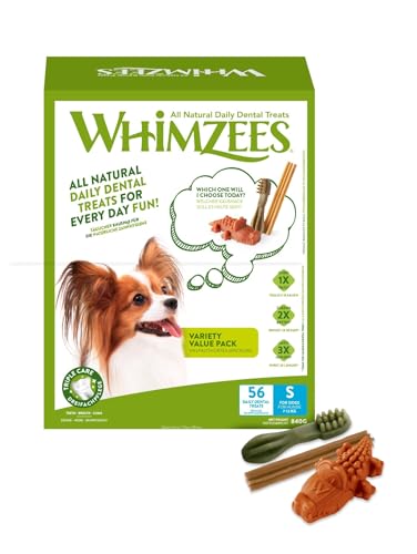 KENNELPAK Pet Things Whimzees Variety Value Box, klein, 56 Stück von WHIMZEES