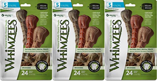 Whimzees Small Toothbrush Natural Healthy Daily Dental Dog Treats - 3 Pack von WHIMZEES