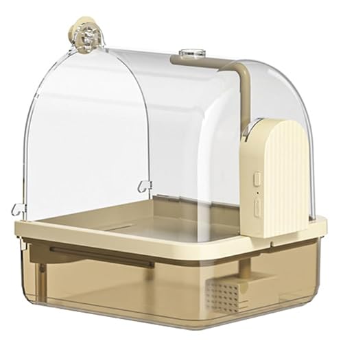 Transparente Badebox zum Aufhängen, automatische Wasserzirkulation, Vogeltränke, Vogelkäfige, Reinigungswerkzeug Transparente Badebox zum Aufhängen, automatische Wasserzirkulation, Vogeltränke, Vogelkäfige, Reinigungswerkzeug von WHKM