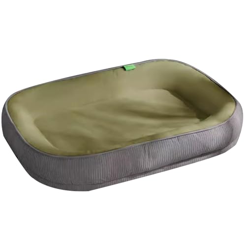 WHYATT Haustierbett, Abnehmbare Und Waschbare Schlafmatte für Katzen Zum Schlafen. Katzenbett für Alle Jahreszeiten, Geeignet für Katzen Und Hunde (Color : Green, Size : 2XL) von WHYATT