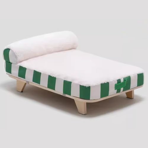 WHYATT Haustierbett, Wolke Hundebett, Katzen Kuschelbett, Katzenschlafplatz, Hundenest, Hundebett Kuschelig, Nobby Hundebett (Color : Green) von WHYATT