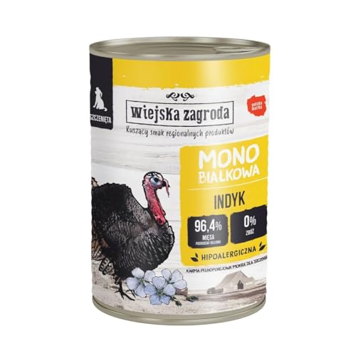 Nassfutter WIEJSKA ZAGRODA Monoprotein Truthahn Truthahn 400g - Marke: WIEJSKA ZAGRODA - EAN: 5905342290063 Nassfutter WIEJSKA ZAGRODA Monoprotein Truthahn Truthahn 400g - Marke: WIEJSKA ZAGRODA - EAN: 5905342290063 von WIEJSKA ZAGRODA
