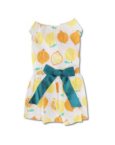 Hunde Sommerkleidung - Haltbares Polyester -Obst -Designkleid, bequemes atmungsaktives Haustierhemd für kleine mittelgroße Hunde, einfache Verschleiß für heißes Wetter (Type 8) von WIHFHGZ