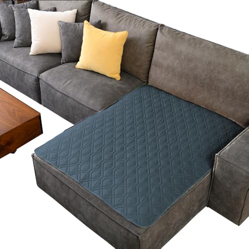WIKEHOEX wasserdichte Hundedecke - Robuste rutschfeste Hundematte,102x127cm Outdoor Hundematte Maschinenwaschbar beidseitiger Sofabezug als Schutz für Sofa & Bett-Blau von WIKEHOEX