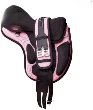 WILD RACE Freemax Sattel Baumloser Sattel/Treeless Saddle Freemax Saddle (16.5", (Pink) von WILD RACE