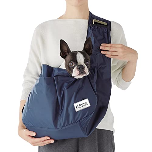 WILDEDEN Komfort-Schultertasche, leichte Tragetasche, für Hunde und Katzen, für kleine Tiere (blau) von WILDEDEN
