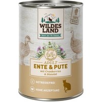 WILDES LAND Adult 6x400g Ente & Pute von WILDES LAND