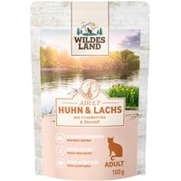 WILDES LAND Nassfutter Katze Classic Adult Huhn und Lachs 100 g WILDES LAND Nassfutter Katze Classic Adult Huhn und Lachs 100 g von WILDES LAND