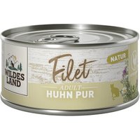 WILDES LAND Nassfutter Katze Filet Adult Huhn pur 80 g WILDES LAND Nassfutter Katze Filet Adult Huhn pur 80 g von WILDES LAND
