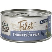 WILDES LAND Nassfutter Katze Filet Adult Thunfisch pur 80 g WILDES LAND Nassfutter Katze Filet Adult Thunfisch pur 80 g von WILDES LAND