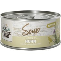 WILDES LAND Nassfutter Katze Soup Huhn mit Karotten & Petersilie Adult 80 g WILDES LAND Nassfutter Katze Soup Huhn mit Karotten & Petersilie Adult 80 g von WILDES LAND