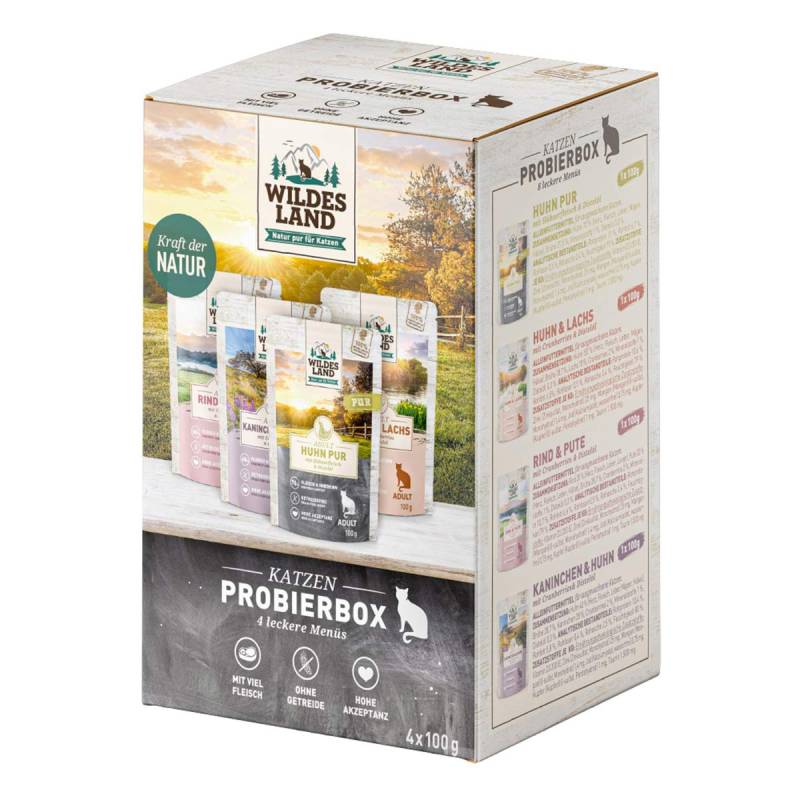 Wildes Land 4er Pouch Probierbox 4x100 g von WILDES LAND