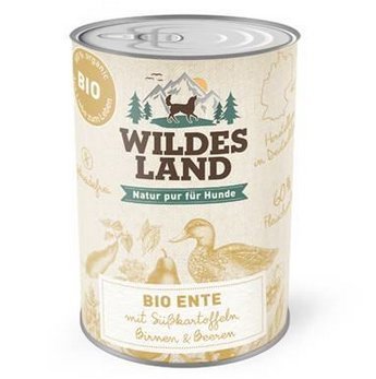 Wildes Land Hundefutter Nassfutter Bio Ente 400g (6 x 400g) von WILDES LAND