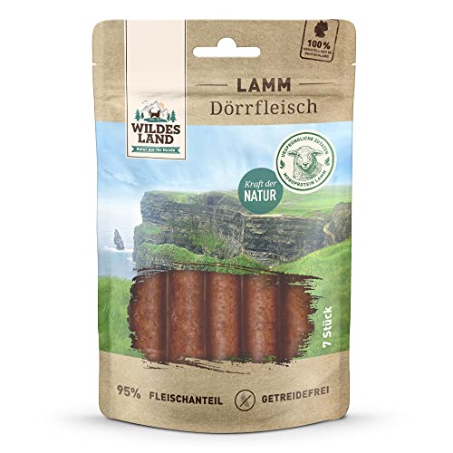 Wildes Land - Lamm - Dörrfleisch - 7 Stück - Snack Wildes Land - Lamm - Dörrfleisch - 7 Stück - Snack von WILDES LAND