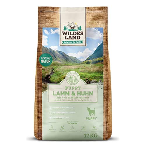 Wildes Land - Nr. 10 Lamm und Huhn - 12 kg - mit Reis und Wildkräutern - Glutenfrei - Trockenfutter für Hunde - Hundefutter mit hohem Fleischanteil - Hohe Verträglichkeit Wildes Land - Nr. 10 Lamm und Huhn - 12 kg - mit Reis und Wildkräutern - Glutenfrei - Trockenfutter für Hunde - Hundefutter mit hohem Fleischanteil - Hohe Verträglichkeit von WILDES LAND