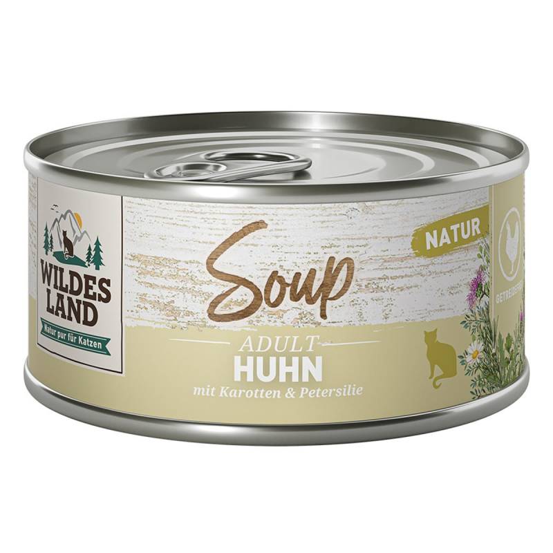 Wildes Land Soup Huhn mit Karotten 12x80 g von WILDES LAND