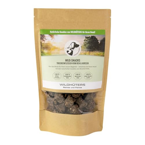 WILDHÜTERS | Hunde-Snack Klüt'n aus REH- & Hirsch-Trockenfleisch | 100% Wild, naturbelassen, luftgetrocknet, ohne Zusatzstoffe | 150g WILDHÜTERS | Hunde-Snack Klüt'n aus REH- & Hirsch-Trockenfleisch | 100% Wild, naturbelassen, luftgetrocknet, ohne Zusatzstoffe | 150g von WILDHÜTERS