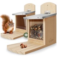 WILDLIFE HOME Eichhörnchen Futterhaus 2er Set von WILDLIFE HOME