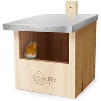 WILDLIFE HOME Halbhöhle mit Metalldach von WILDLIFE HOME