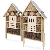 WILDLIFE HOME Insektenhotel XXL Stehend 2 Stück von WILDLIFE HOME