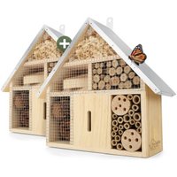 WILDLIFE HOME Insektenhotel mit Metalldach 2 Stück WILDLIFE HOME Insektenhotel mit Metalldach 2 Stück von WILDLIFE HOME