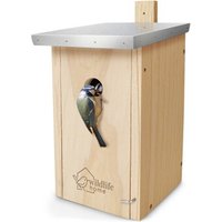 WILDLIFE HOME Nistkasten mit Metalldach 28mm Einflugloch von WILDLIFE HOME