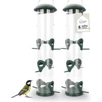 WILDLIFE HOME Vogelfuttersäule für Körnerfutter - 2er Set von WILDLIFE HOME