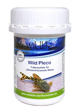 WILDLIFE Wild Pleco Natürliche Futterpellets für Pflanzenfressende Welse, 47 g WILDLIFE Wild Pleco Natürliche Futterpellets für Pflanzenfressende Welse, 47 g von WILDLIFE